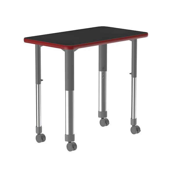 TFL Collaborative Desk - Casters - Rec